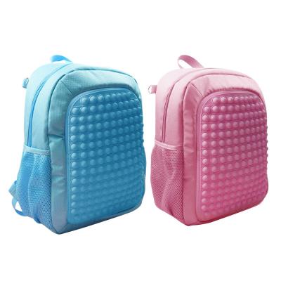 China New Amiqi Anti-theft Backpack For Student Pressure Relief Silicone School Backpack Push Noise Jumping Bubble for sale