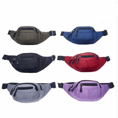 China Amiqi Logo Water Proof Custom Fashion Mens Zipper Chest Durable Waterproof Waist Packs Hip Bag Pussy Pack Men 1316 for sale