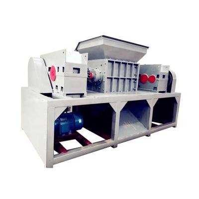 China Waste High Efficiency Double Shaft Automatic Raw Machine Plastic Wood Shredder for sale