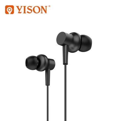 China Bass Yison Stereo Powerful Wholesale Price Wired Headphones Earbuds , Good Bass Wired Headphones In-Ear For Mobile Phones for sale