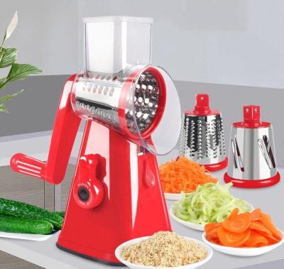 China Sustainable Kitchen Stainless Steel Multi-function Manual Slicer for Fruits Vegetables for sale