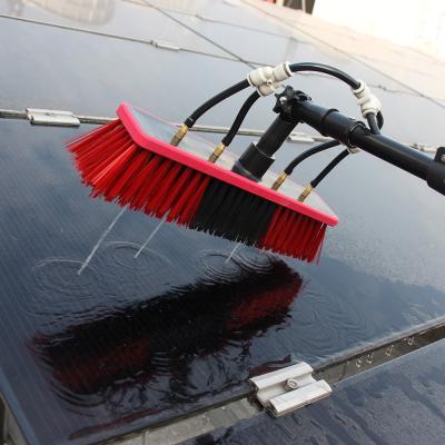 China Water Fed Pole Cleaning Brush for Long Handle Dust Removal Solar Panel Window Glass for sale