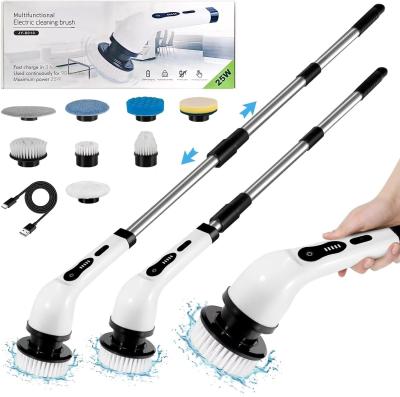 China 2024 Upgraded 9 in 1 Portable Rechargeable Electric Cleaning Brush Sustainable and Easy for sale