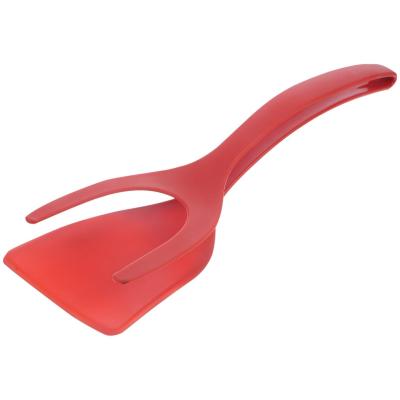 China Fruit Vegetable Tools Type 2 In 1 Spatula Tong PPA Material Grip and Flip Egg Clip for sale