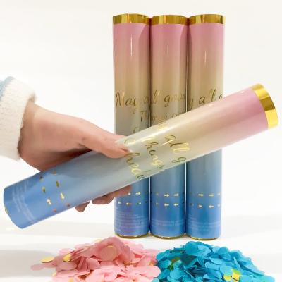 China Confetti Powder Cannon with Custom Logo- 100cm Smoke Powder Confetti Sticks Cannons for sale