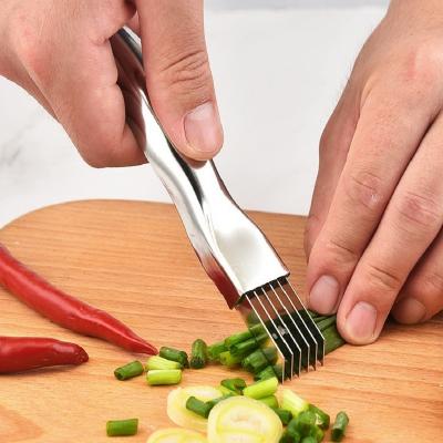 China Stocked Scallion Shredder Knife Made of 430 Stainless Steel for Fruit Vegetable Tools for sale