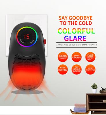 China 0.5kg Plug-in Wall Heater Portable Electric Heaters for Garden Small Home Winter Warmer for sale