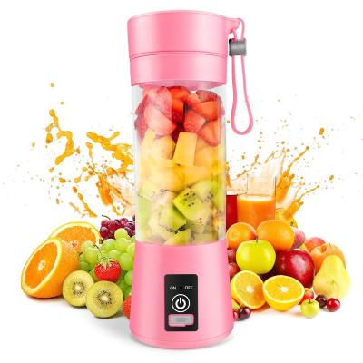 China 380 ml Kapazität Mini-Blender USB Wiederaufladbares Fruchtsaft-Portable-Saftsaftbecher-Tasse für zu Hause zu verkaufen