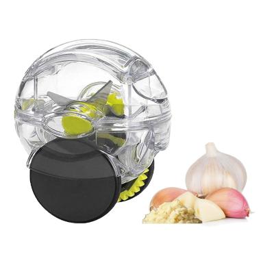 China Rolling Garlic Chopper Press Cutter Clear Garlic Press Máquina personalizada e padrão à venda