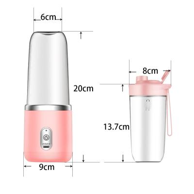 China 400ml Capacity Electric Juice Cup for Fruit Vegetable Tools Portable and Rechargeable for sale