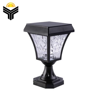 China Light Control Touched Outdoor Waterproof Solar Led Switch Fence Garden Gate Post Pillar Lamp for sale