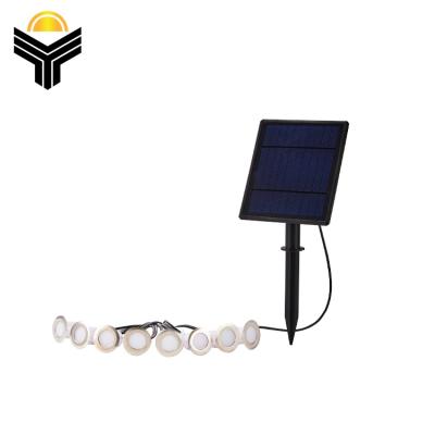 China Support Lighting and Music Rhythm Hot Selling Inground IP65 SMD5050 Outdoor Waterproof Intelligent Solar Led DC Underground Light for sale