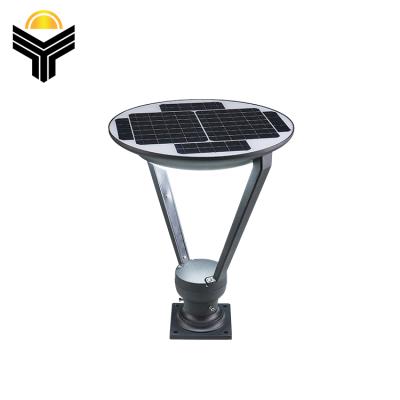 China Garden Gate Pillar Ip55 15w Solar Led Light Waterproof Energy Saving Waterproof Aluminum Die Casting Garden Light for sale