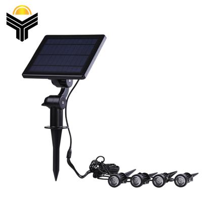 China Good Quality Outdoor Yard Post Garden Landscape Lawn Spotlight Led Solar Garden Light for sale