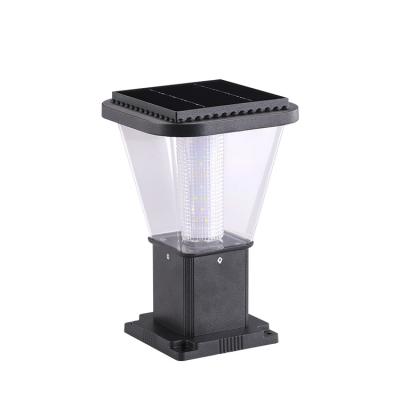 China New Style Light-control Villa Garden Outdoor French Border Fence Led Solar Pillar Light for sale