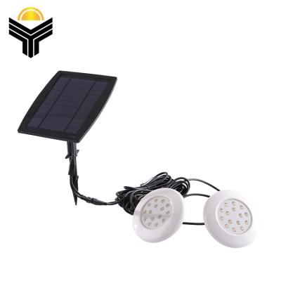 China China Factory ABS PC PC Factory Solar Underwater Light Swimming Pool Fountain IP65 Waterproof RGB Led Underwater Swimming Pool Light for sale