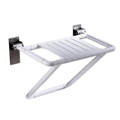 China Wholesale High Quality Shower Stool Bathroom Chair Bath Bench Folding Seat Wall Supports Up To 300 Pounds For Elderly for sale