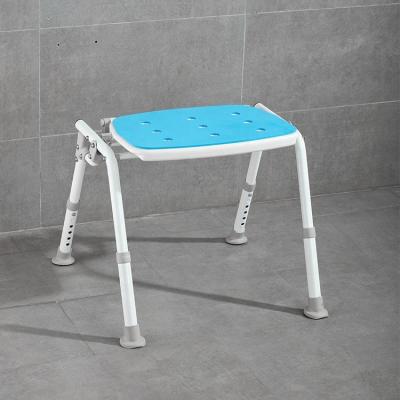 China Hot Selling Ksitex Bath Bench Disabled Adjustable Stool Seat Anti-Slip Shower Chair for sale