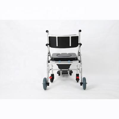 China Ksitex Patient Hydraulic Handicapped Bathroom Lift Chair Transfer Commode Shower Chair Wheelchair for sale