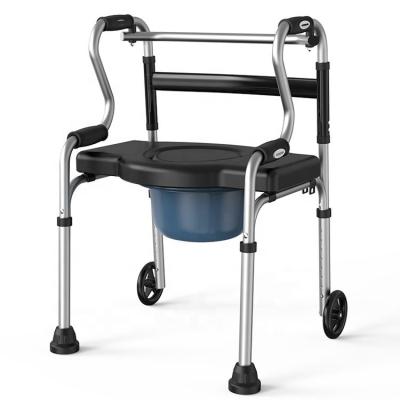 China Disabled Ksitex Bathroom Bath Commode Folding Disabled Shower Chair For The Elderly for sale