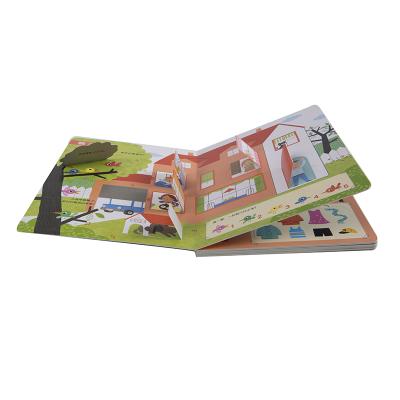 China paper & Top Quality Cardboard Manga Books Hot Stamping Children Early Learning Books for sale