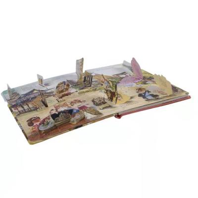 China paper & Cardboard Hardcover Three-Dimensional Children's Story Map Book Printed Panel Book for sale