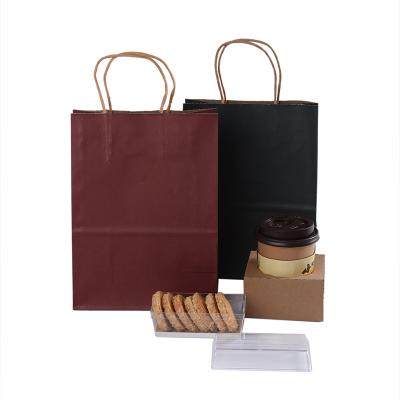 China 2021 Recyclable New Gift Kraft Paper Laminated Paper Bag For Daily Shopping Bag for sale