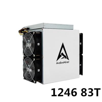 China 83STE Canaan Avalon Miner 1246 3400W SHA256d voor BTC BSV BCH DGB Te koop