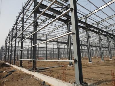 China Geschweißter h-Strahl Q235B Gable Frame Steel Structure Building zu verkaufen