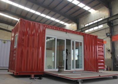 China Gewijzigd Verschepende Containerhuis met de Elektroweerstand van de Platformwind Te koop