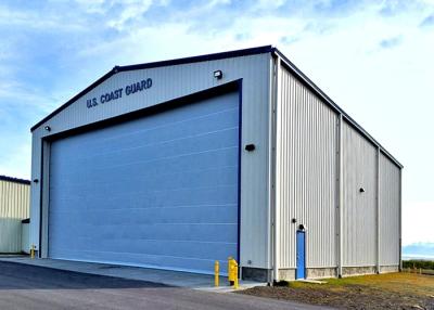 China Gable Style Military Steel Structure Aircraft Hangar Prefabricated Steel Structure for sale