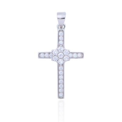 China FASHIONABLE Custom Gold Diamond 925 Sterling Silver Initial Letter Crystal Cross Butterfly Zodiac Heart Charms Necklaces Pendants for sale