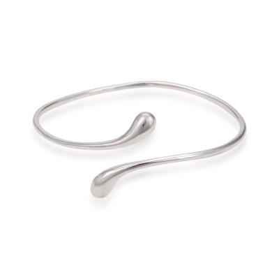 China Wholesale Simple Style Brass Bangle Custom Silver Bangle CLASSIC for sale