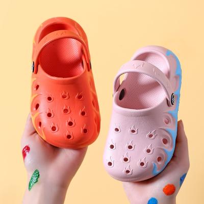 China 2021 Hot Selling Amazon Eva Baby Beach Waterproof Sandals Non Slip Kids Boys And Girls Soft Sole Kids Sandals Sports Shoes for sale