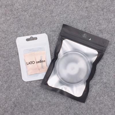 China Self Transparent Plastic Jewelry Packaging Bag PVC Mini Zipper Pouch Jewelry /Necklace Moisture Proof Custom Biodegradable Clear Zipper Bag for sale