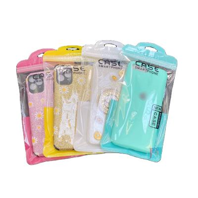 China Recyclable Custm Logo Mobile Phone Case Packaging Maylar Ziplock Bag for sale