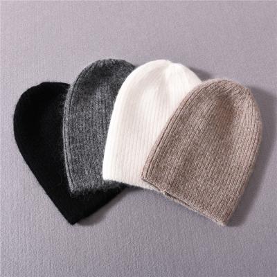 China JOINT Small Infant Baby Hats Soft Winter Cashmere Wool Knit Striped Newborn Baby Beanie for sale