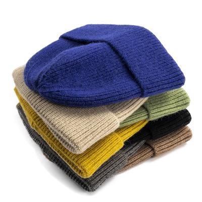 China Gorros JOINT Wholesale Custom Mens Short Beanies Striped Mini Mens Fisherman Beanie for sale