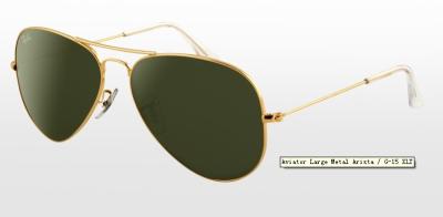 Chine G - 15 lunettes de soleil de marques en métal d'aviateur de la lentille LAYBONE RB3025 L0205 de XLT grandes à vendre