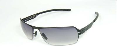 China IC Berlin Jesse Brand Names Sun Glasses with Chrome Lens Grey / Chrome Gunmetal Frame for sale