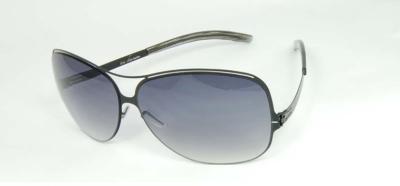 China IC Berlin Mardi Brand Names Sunglasses 2012 Chrome Gunmetal Frame / Polycarbonate Lens for sale