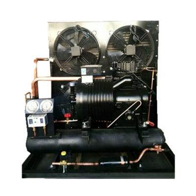 China Retail 15HP Air Cooled Condensing Unit With Semi-Hermetic 15HP Compressor Use For Cold Storage for sale