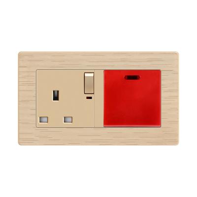 China FIKO Wall Socket 147 A Square Corner Switch 45A Socket With 45A Power Kitchen Switch 86 for sale