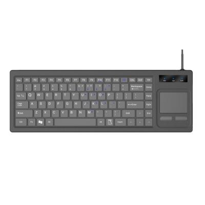 China Hot Selling Membrane Fashion Design New Keyboard With Touchpad Big Usb Wired Keyboards for sale