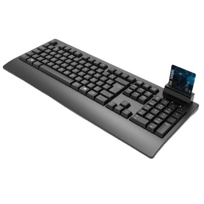 China Membrane Keyboard With Smart Card Reader Abs Material Gaming Laptop Keyboard for sale