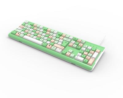 China Colorful Design 104 Keys Keyboard Classic Computer Desin for sale