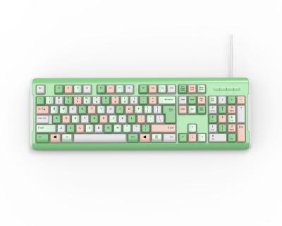 China Computer Classic Rainbow Design 104 Keys Colorful Keyboard for sale