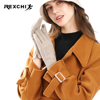 China Wholesale REXCHI DY29 Man Winter Female Finger Touch Screen Glove Heated Driving Fashion Gloves Women for sale