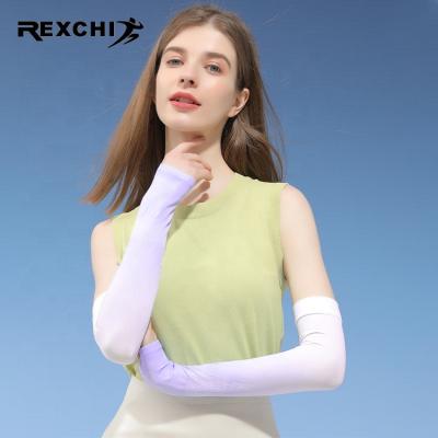 China REXCHI HB21 Style Non Slip Colorful Quick Dry UV Protection High Quality Breathable Unisex Hand Sleeve Recycling Riser Arm for sale