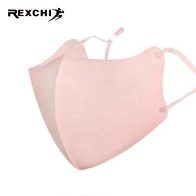 China REXCHI XKZ24 Ice Party Ice Silk Face Mask Wholesale Quick Drying Custom Breathable Reusable Washable Sun Protective Sports Face Mask for sale